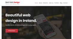 Desktop Screenshot of bestwebdesign.ie