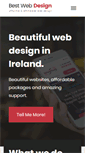 Mobile Screenshot of bestwebdesign.ie