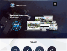Tablet Screenshot of bestwebdesign.no
